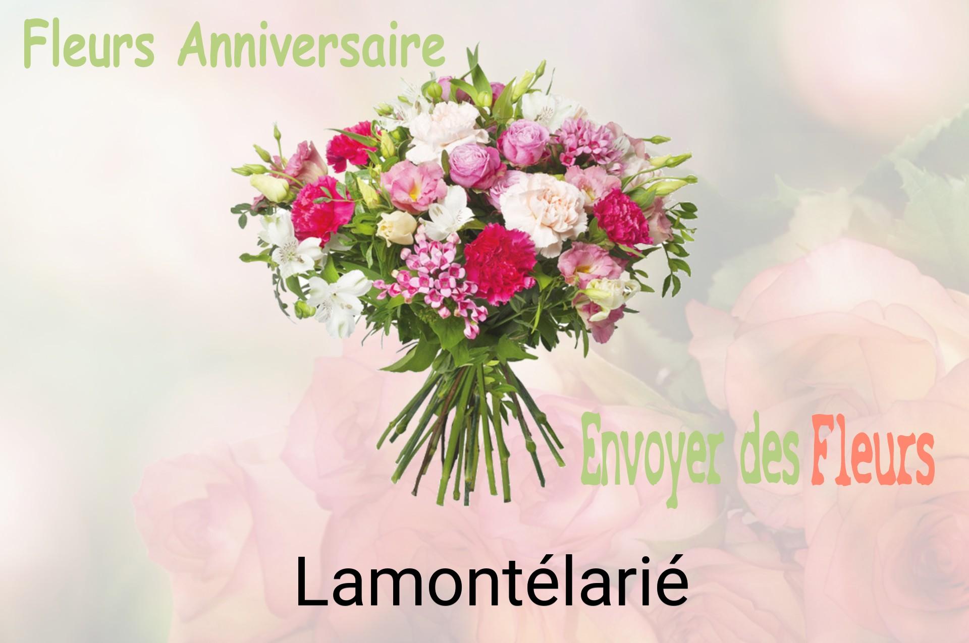 Bouquet de fleurs d’anniversaire livré à Lamontélarié