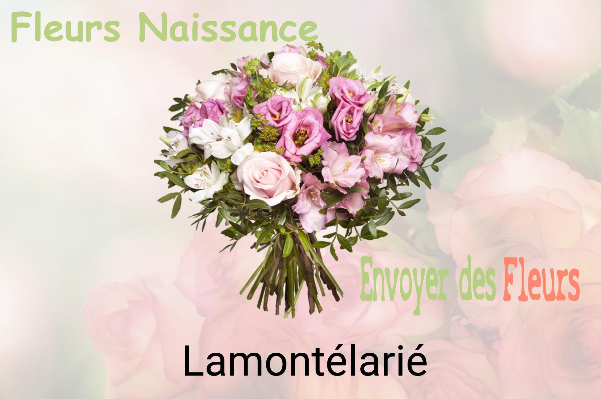 Bouquet de fleurs de naissance livré à Lamontélarié